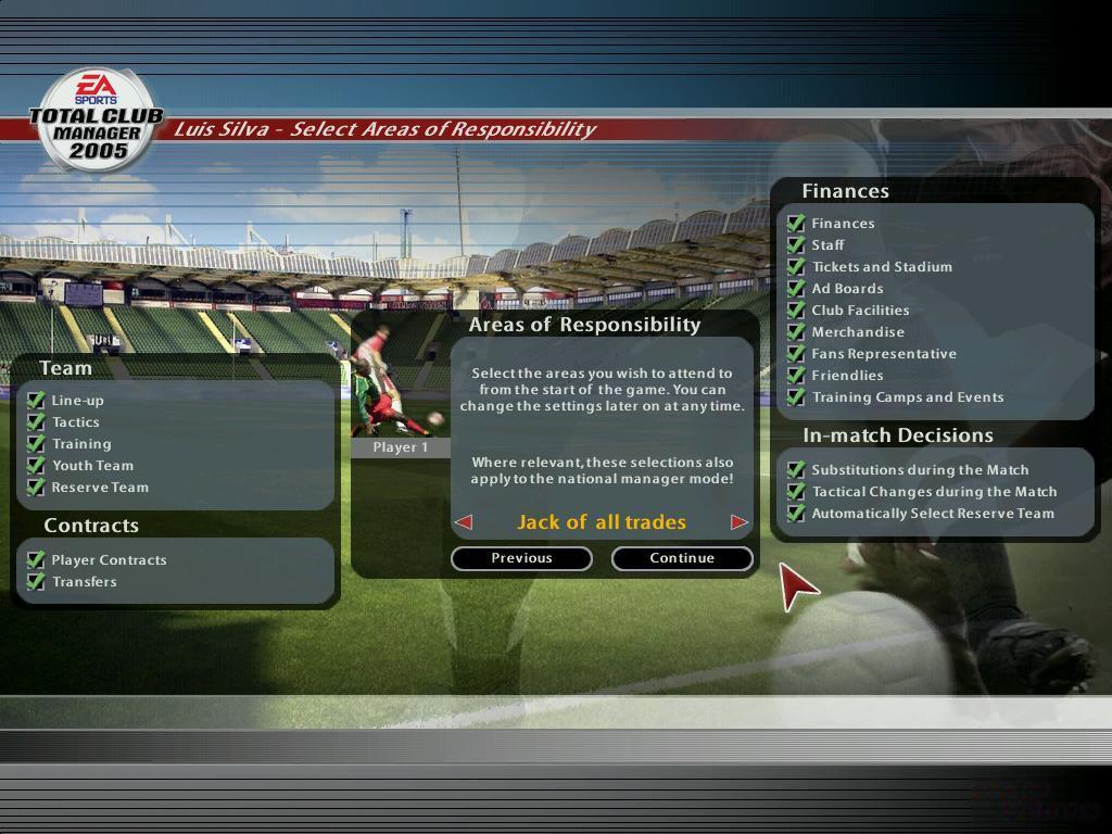 Total Club Manager 2005 Cheats