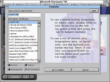 Microsoft Cinemania '94 screenshot #3