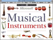 Microsoft Musical Instruments screenshot