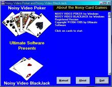 Noisy Video Poker and Blackjack screenshot #1