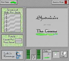 Greens, The screenshot
