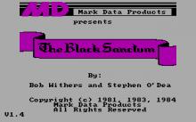 Black Sanctum, The screenshot