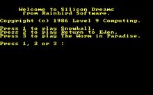 Silicon Dreams Trilogy, The (a.k.a. Snowball, Eden, Worm in Paradise) screenshot #3