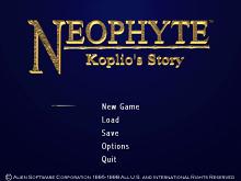 Neophyte: Koplio's Story screenshot #1