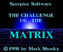 Challenge of the Matrix, The screenshot