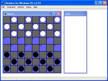 Checkers for Windows 95 screenshot #1
