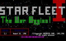 Star Fleet 1: The War Begins screenshot #2