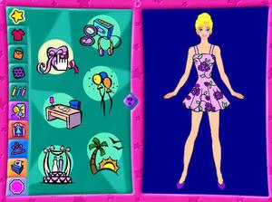 barbie dress design games