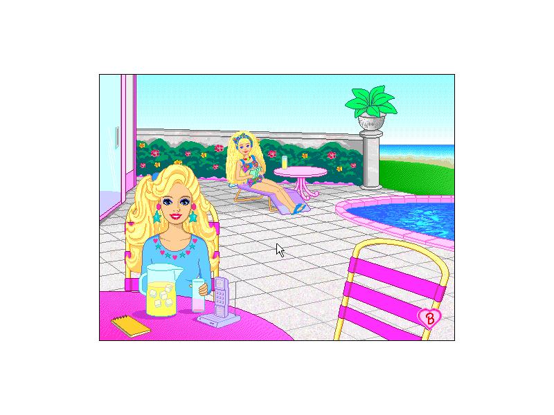 Barbie and her online magical house