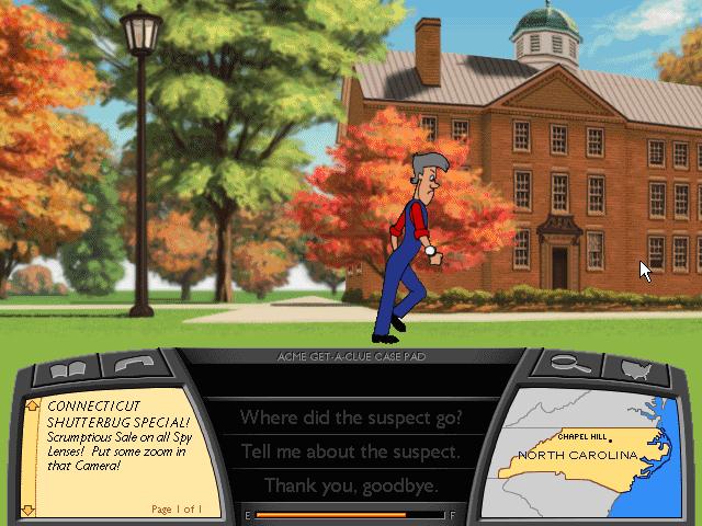 Where in the USA is Carmen Sandiego? game at