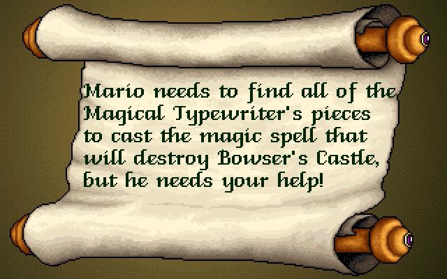 Mario Teaches Typing (DOS) Game Download