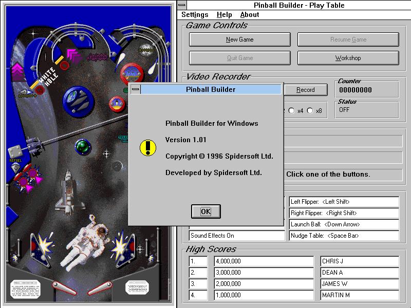 Pinball Builder (PC, 1996) for sale online