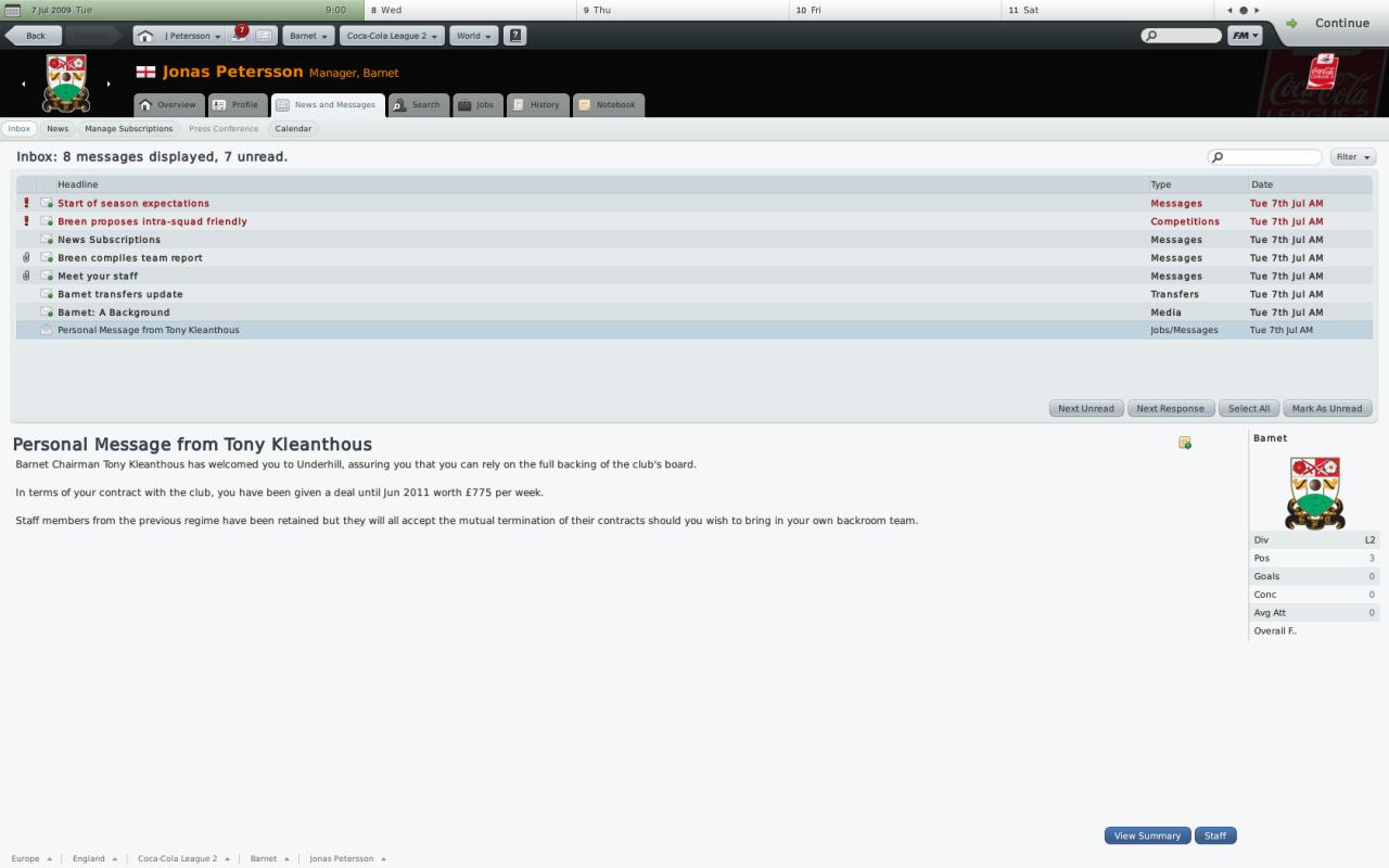 Football Manager 2010 PL : Sports Interactive : Free Download