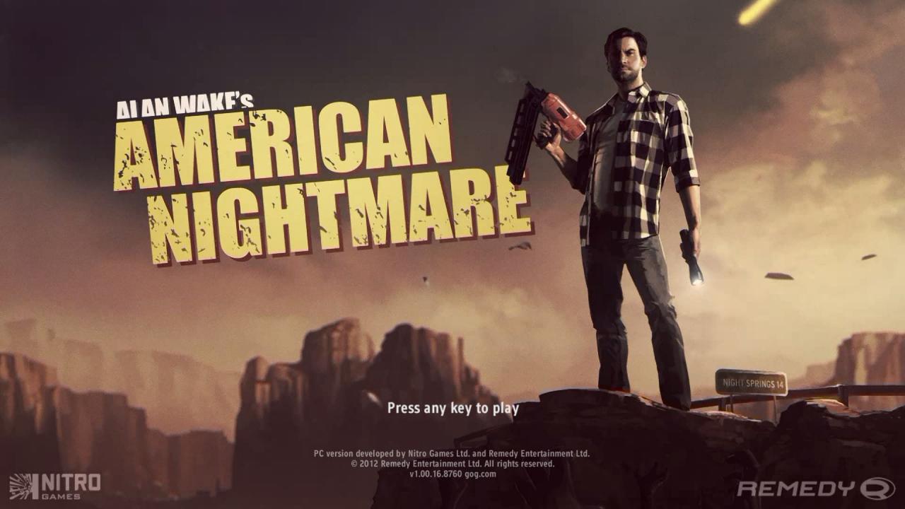 Buy Alan Wake's American Nightmare on GAMESLOAD