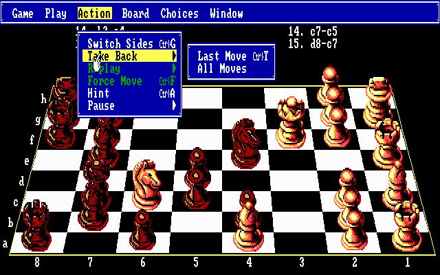 Random DOS Game Show #524: Chessmaster 2000 (1986) 