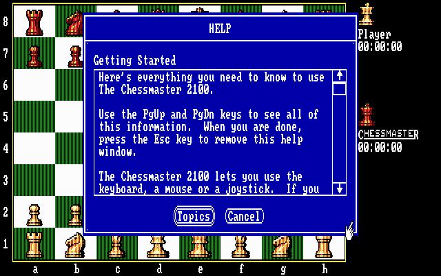 Chessmaster 2100 (1988) - PC Game