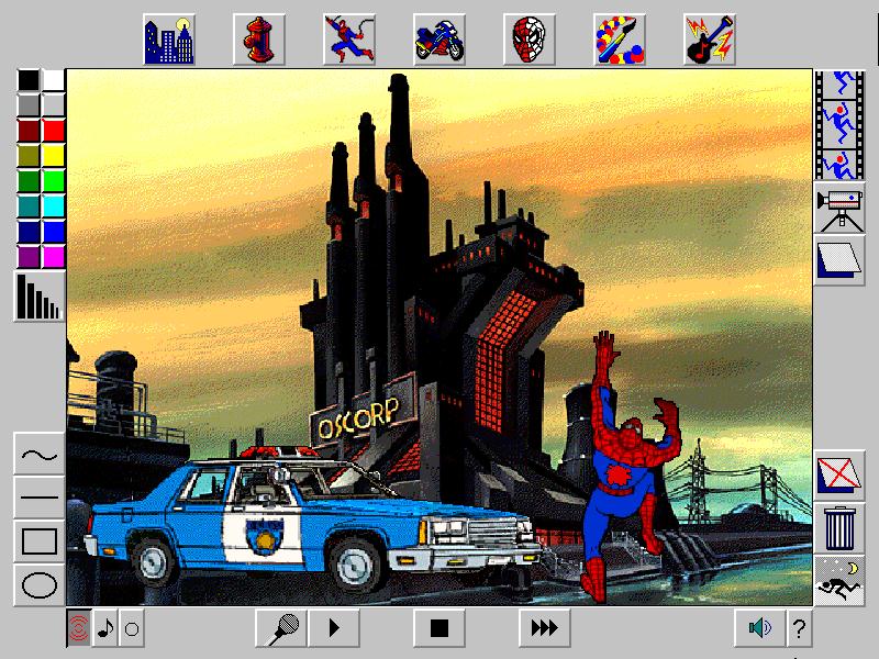 Spider-Man Cartoon Maker Download (1995 Educational Game)