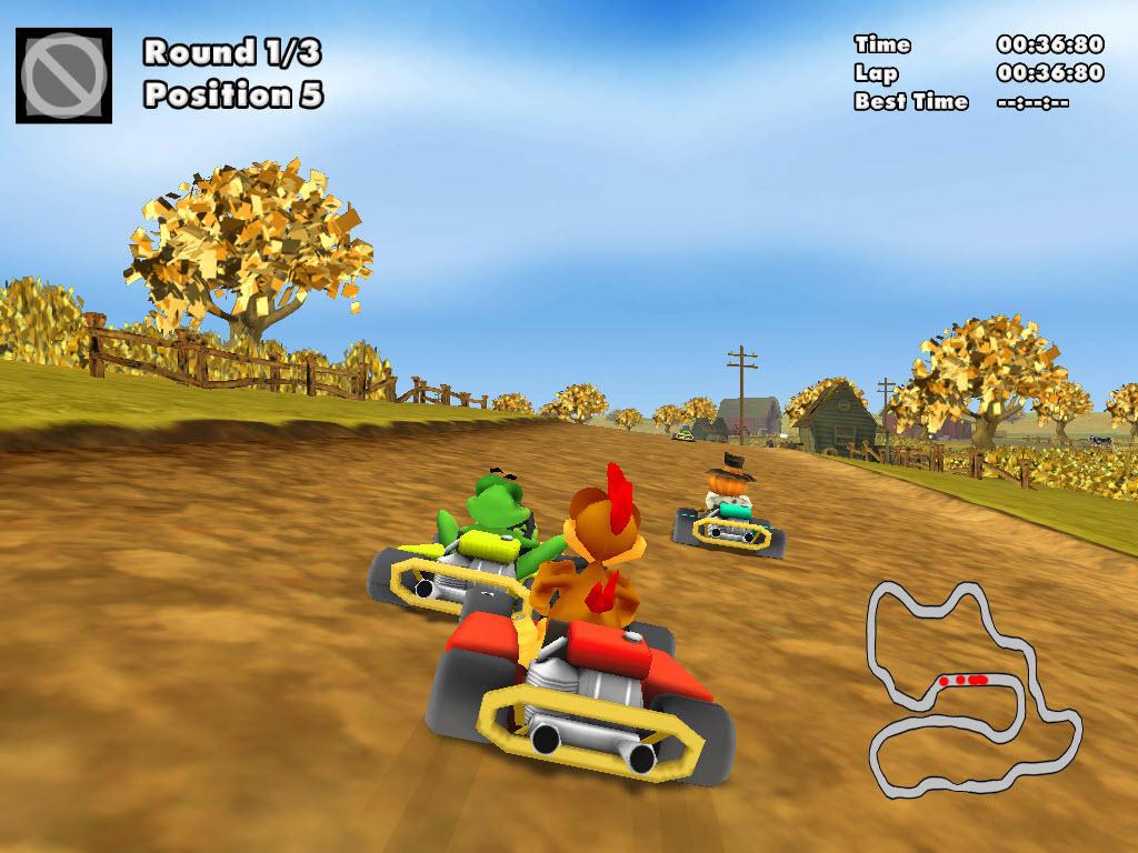 Moorhuhn Kart 2 XS Download (2004 Simulation Game)
