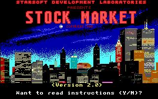 Stock Market: The Game Download (1990 Simulation Game)