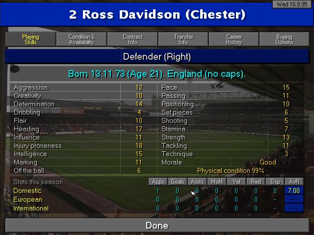 Championship Manager 2 (1995) - MobyGames