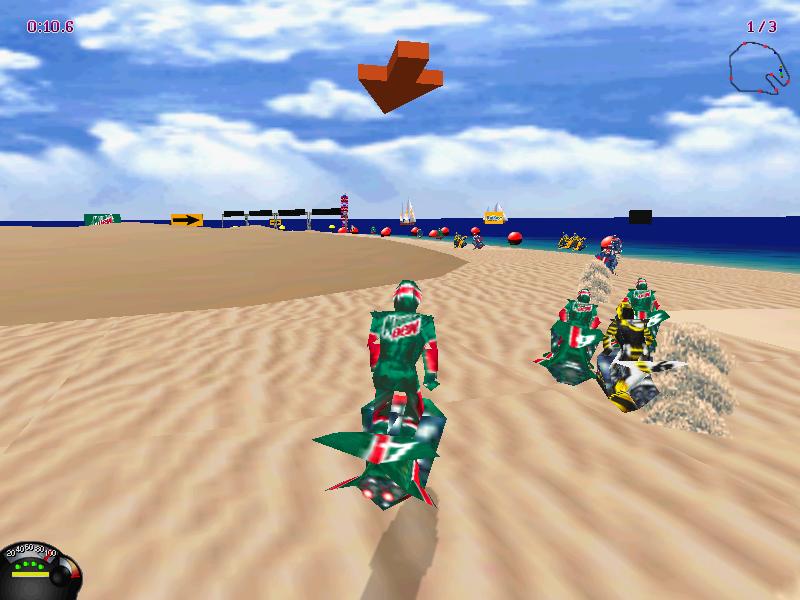 Preços baixos em Jogos de videogame de corrida Jet Moto 1997