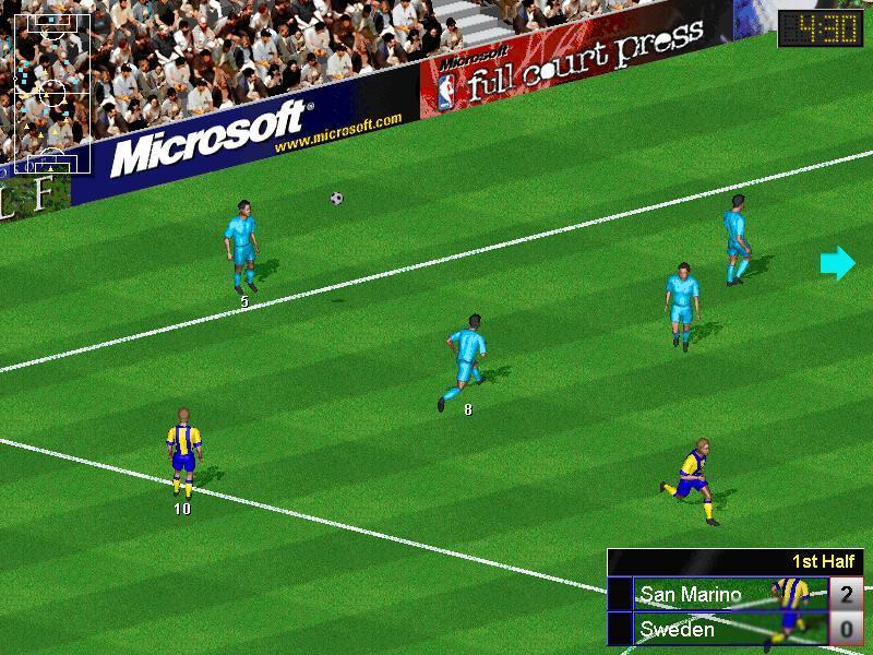 Microsoft Soccer para PC (1996)