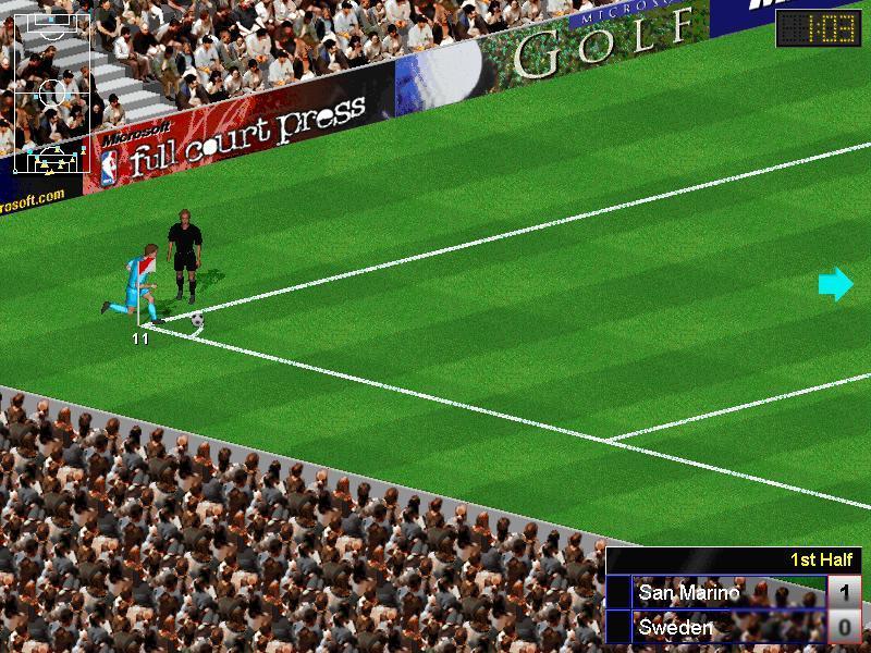 Microsoft Soccer para PC (1996)