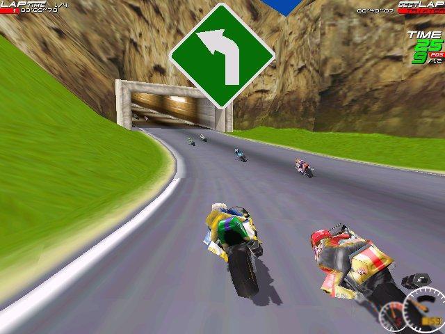 Moto Racer 1997 (em Português) - Gameplay Windows 98 