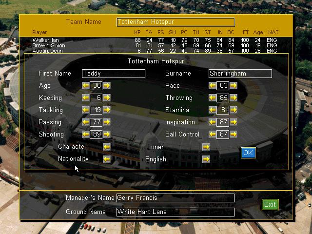 Ultimate Soccer Manager 98 - PC Review and Full Download