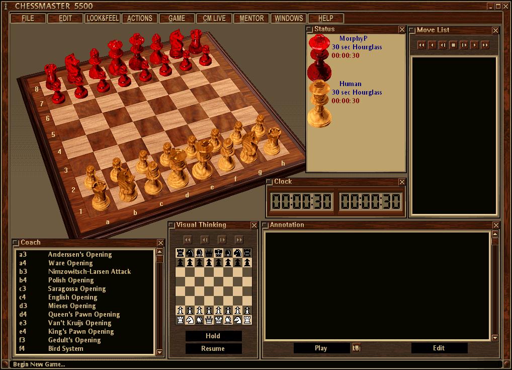 Chessmaster 5500 gameplay 