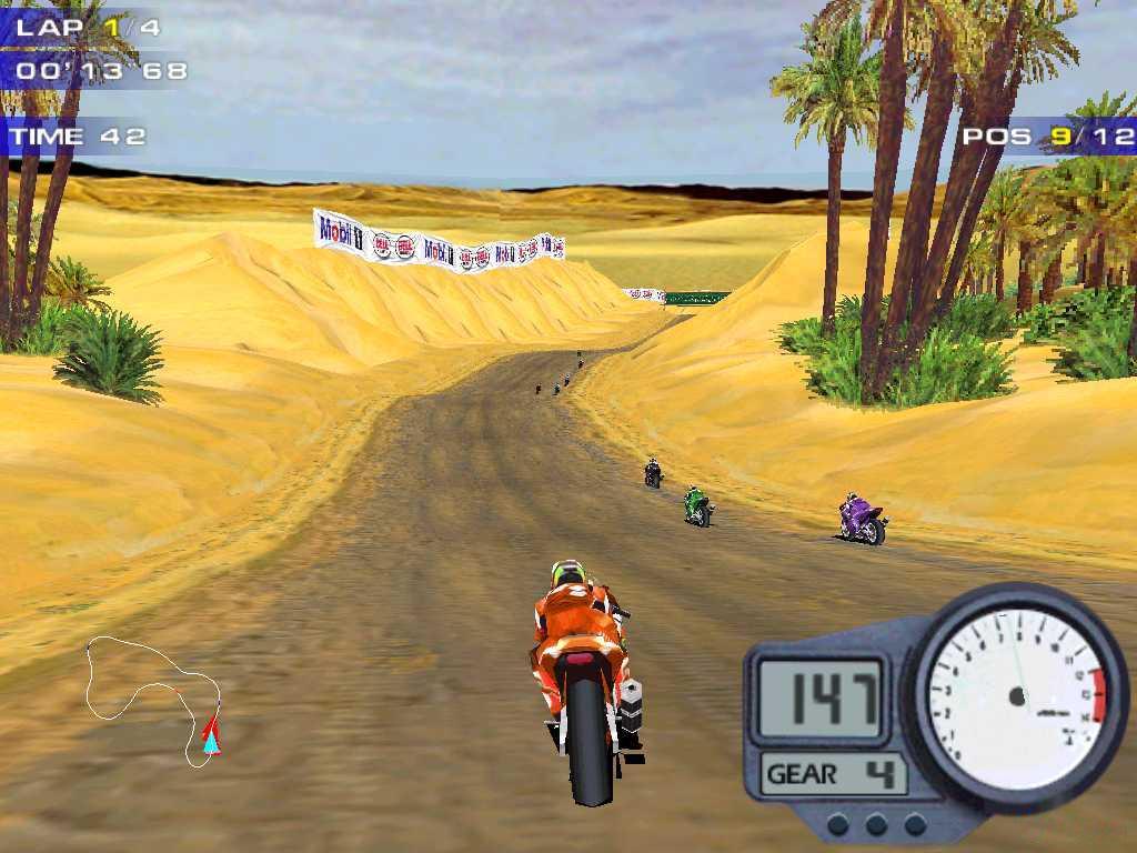 Moto Racer 1997 (em Português) - Gameplay Windows 98 