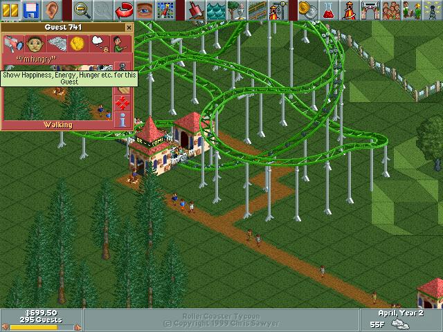 RollerCoaster Tycoon Deluxe Download (1999 Simulation Game)