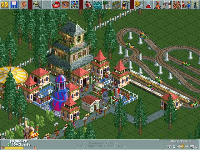 RollerCoaster Tycoon Deluxe Download (1999 Simulation Game)