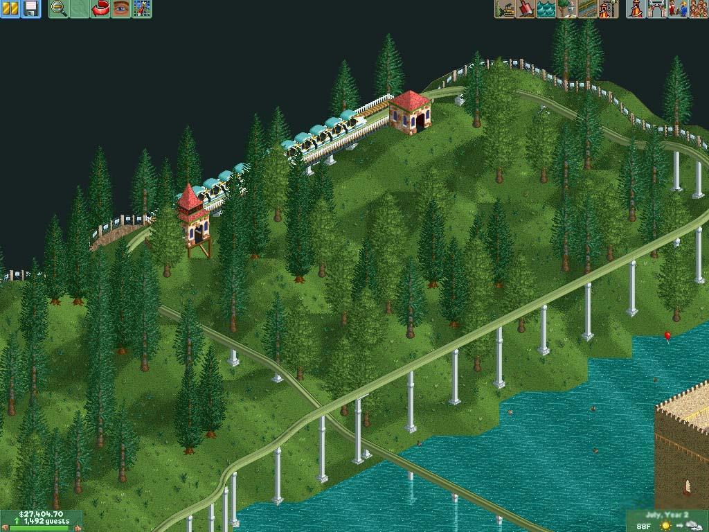 Screenshot of RollerCoaster Tycoon 2 (Windows, 2002) - MobyGames