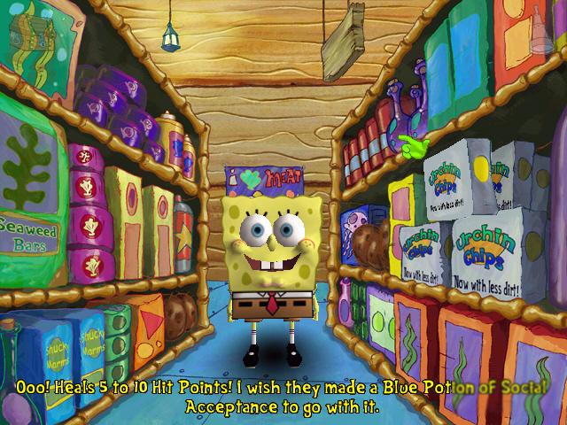 spongebob employee of the month game free download mega