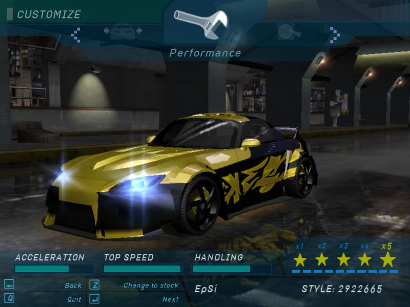 need for speed underground specs