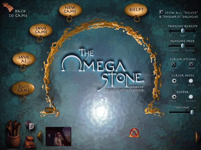 Omega Stone, The Download (2003 Adventure Game)