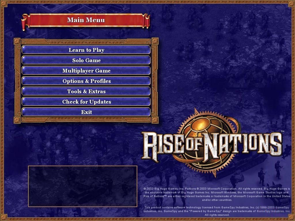 Rise of Nations Download (2003 Strategy Game)