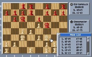 ChessMaster 3000 gameplay (PC Game, 1991) 