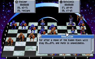 Chessmaster 3000 - PC DOS gameplay 