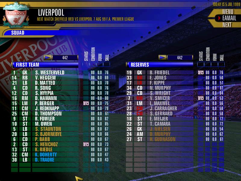 FA Premier League Football Manager 2000 Download (1999 Sports Game)