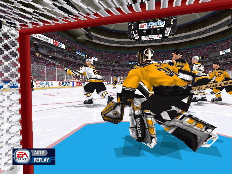 NHL 2000 -- Gameplay (PS1) 
