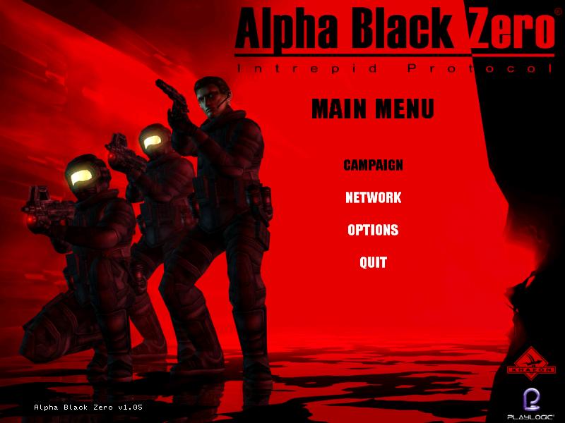 Alpha Black Zero: Intrepid Protocol Download (2004 Arcade action Game)