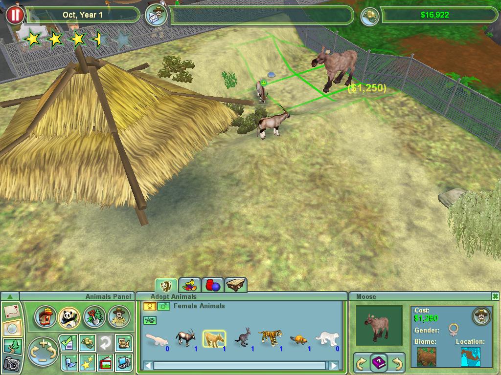 Zoo Tycoon 2 Screenshot, video game screenshot