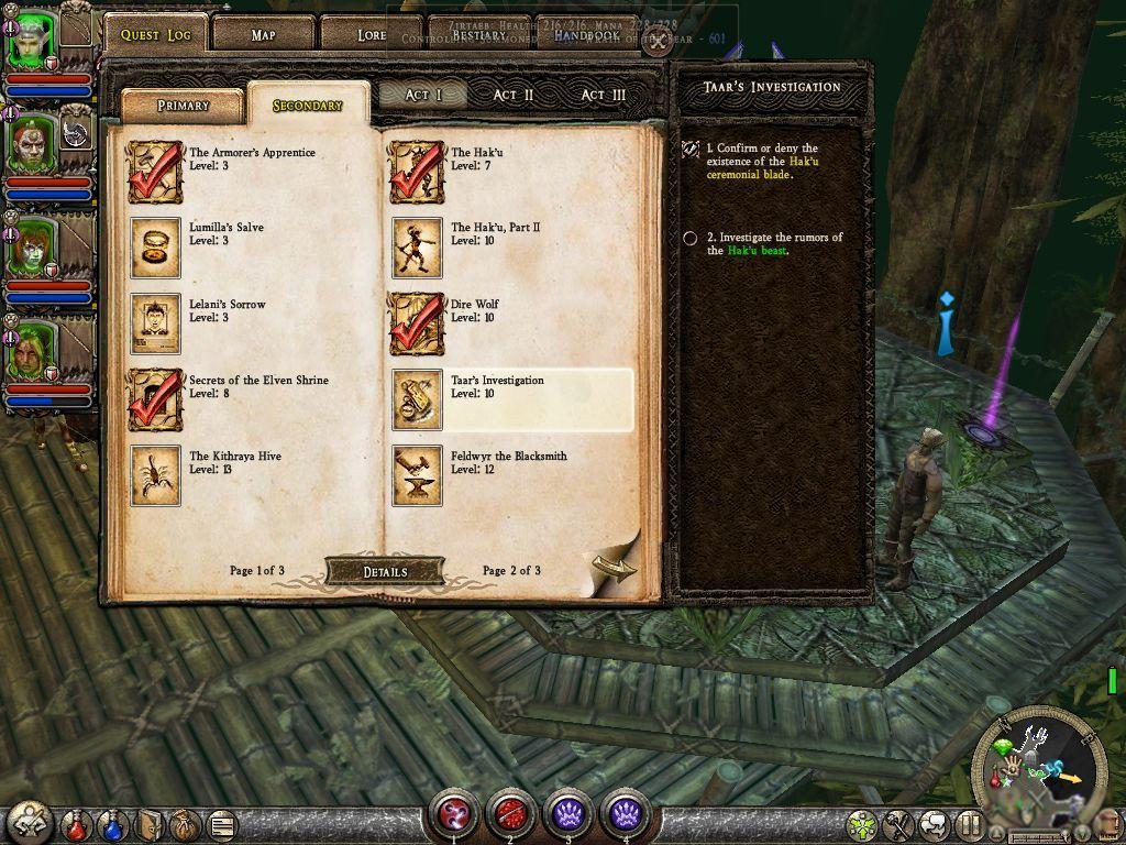 dungeon siege 2 прохождение дополнительных квестов