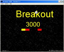 Breakout 3000 screenshot