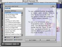 Microsoft Cinemania '94 screenshot #3
