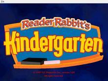 Reader Rabbit's Kindergarten screenshot