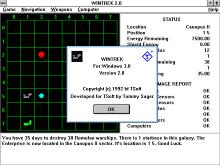 WinTrek 1992 screenshot #10