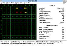 WinTrek 1992 screenshot #5